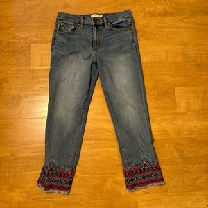 Tory Burch Denim Capri Pants